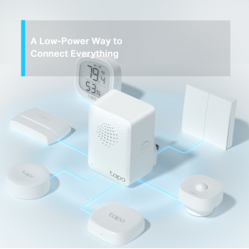 Gambar produk Tp-Link Smart Hub with Chime Smart Control H 100 Sensor - TAPO H100