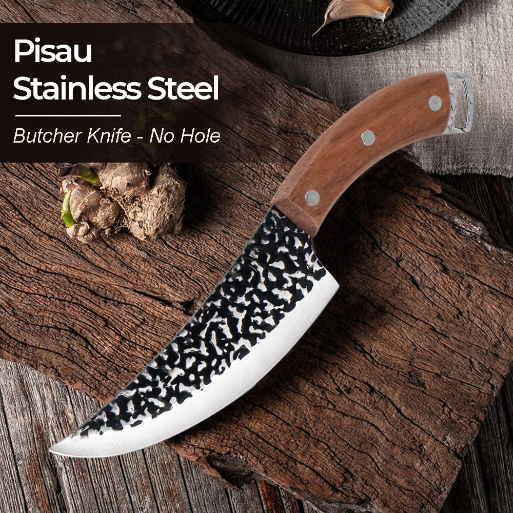 Gambar produk ALLWIN Pisau Daging Tajam Stainless Steel 3Cr13 Forged Butcher Knife - D1