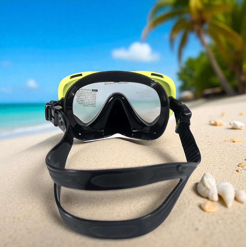 Gambar produk UDO Kacamata Selam Snorkeling Tempered Glass Diving Googgles Unisex - U-16