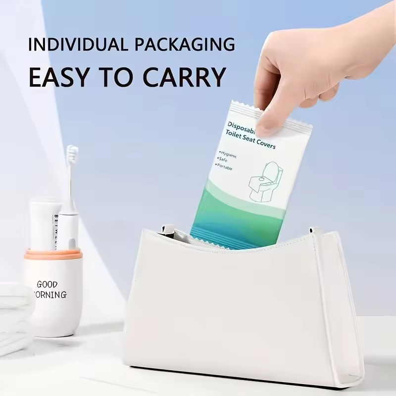 Gambar produk FMA Disposable Toilet Seat Covers for Travel Public Bathrooms 10PCS - FM-FF13