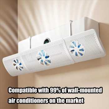Gambar produk COOLIT Cover Angin Seven Leaf AC Adjustable Air Conditioner Windshield - COOL03