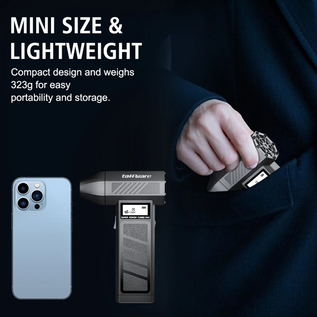 Gambar produk Taffware Mini Turbo Violent Air Blower Cordless Jet Portable 130000RPM - PAR-13