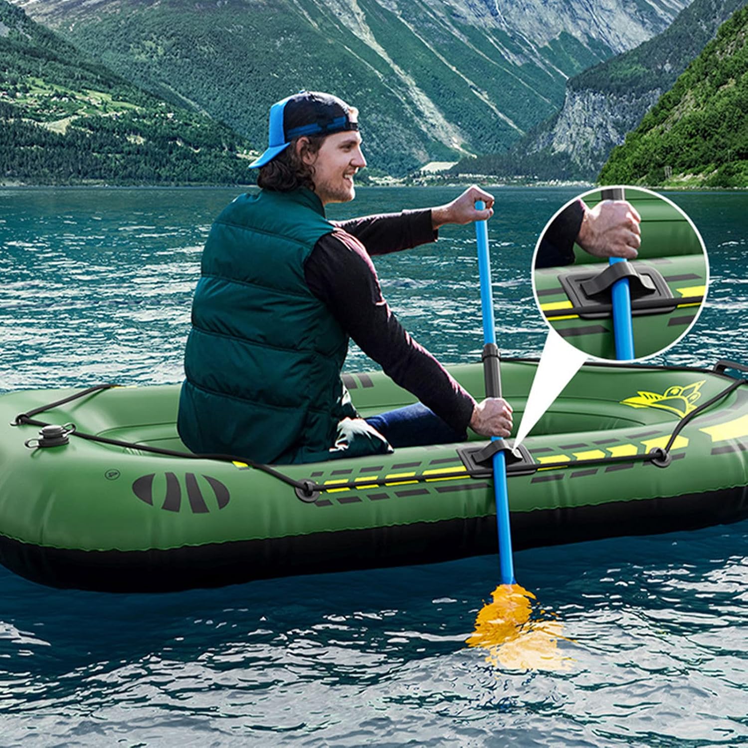 Gambar produk Mobydik Perahu Karet Mancing Inflatable Fishing Boat 2 Person - INU154