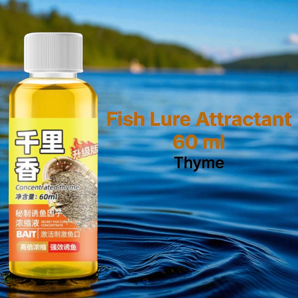 Gambar produk GUOLIANG Essen Ikan Umpan Pancing Strong Fish Attractant 60ml Thyme - GB268