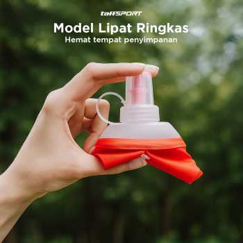 Gambar produk TaffSPORT Botol Minum Soft Flask Foldable Sport Water TPU 250ml - TF-25