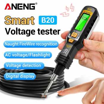 ANENG Obeng Tespen Tester Pen Non Contact Digital Display Alarm - B20