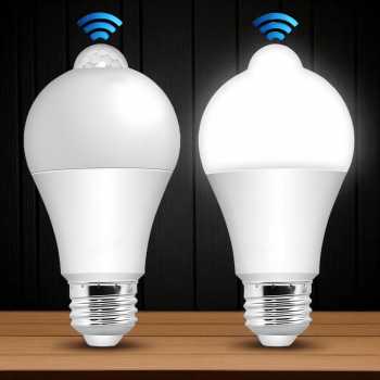 ExLED Lampu LED dengan PIR Sensor E27 4000K 12W - Ex01