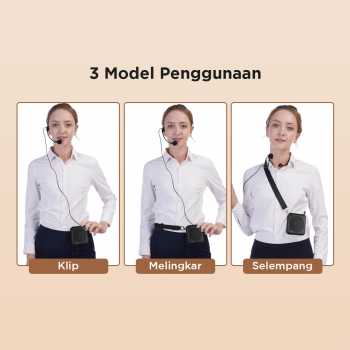 Gambar produk Proms Penguat Suara Mini Megaphone Active Speaker Tourguide Bluetooth - S62
