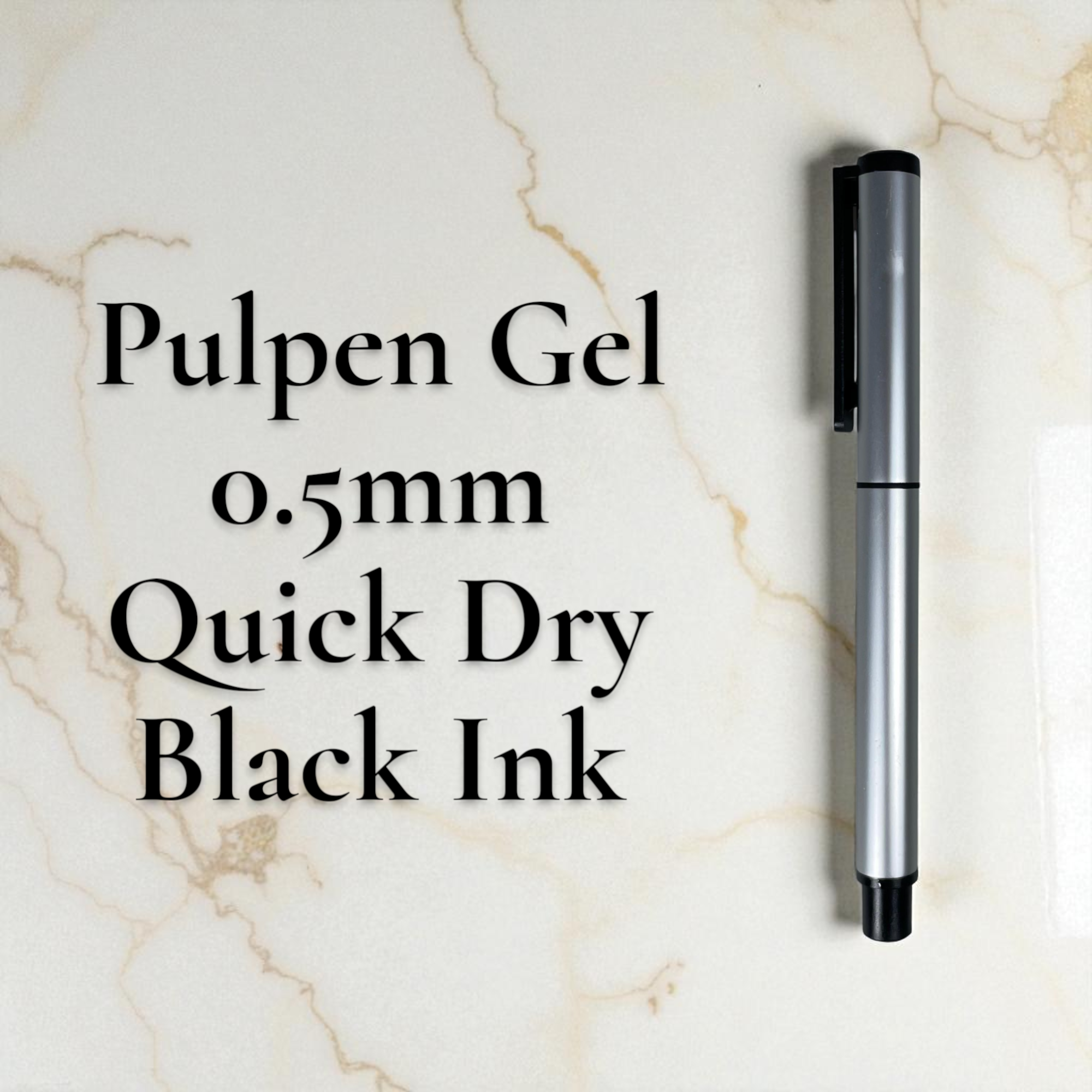 Gambar produk Kaco Pena Pulpen Gel 0.5mm TUBE Roller Quick Dry Black Ink 1 PCS - K80