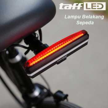 TaffLED Lampu Belakang Sepeda Rechargeable 500mAh LED COB 26 Chip - RPL-2266