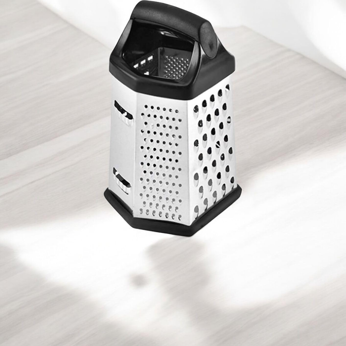 Gambar produk Slight Parutan Pengiris Sayur Serbaguna 6 Side Stainless Steel Grater - INU158