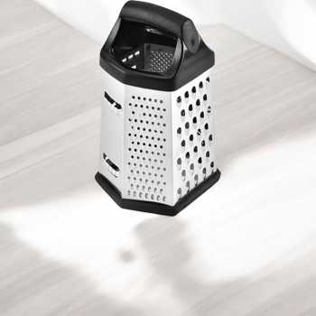 Gambar produk Slight Parutan Pengiris Sayur Serbaguna 6 Side Stainless Steel Grater - INU158