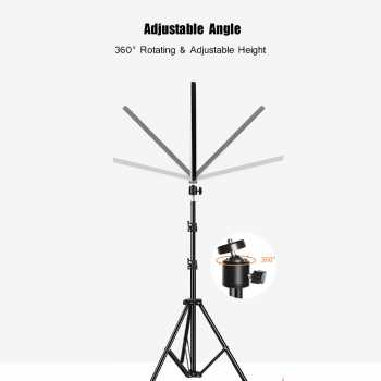 Gambar produk BTFOOR Lampu Studio Fill Light Dimmable 3in1 Frameless 6 Inch 1.6M - BT6