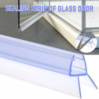 Villy Seal Strip Penutup Celah Pintu Kaca Kamar Mandi Tebal 4-6mm 50cm - V50