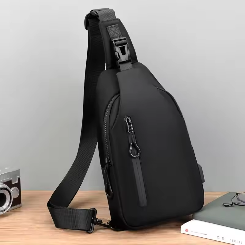 Gambar produk FMA Tas Selempang Fashion Sling Bag Pria with USB Charging Port - FM-US1
