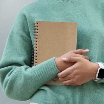 Gambar produk Toddi Buku Jurnal Softcover Notebook Diary 68GSM 100 Halaman Blank - TD6