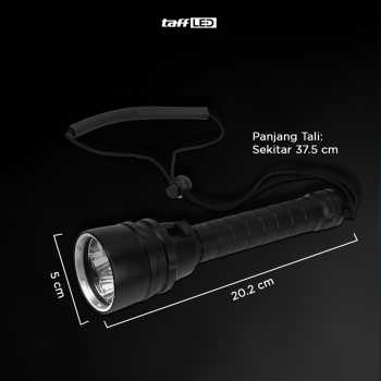 Gambar produk TaffLED Senter LED Scuba Dive Waterproof IP68 T6 10000 Lumens - TG-S151