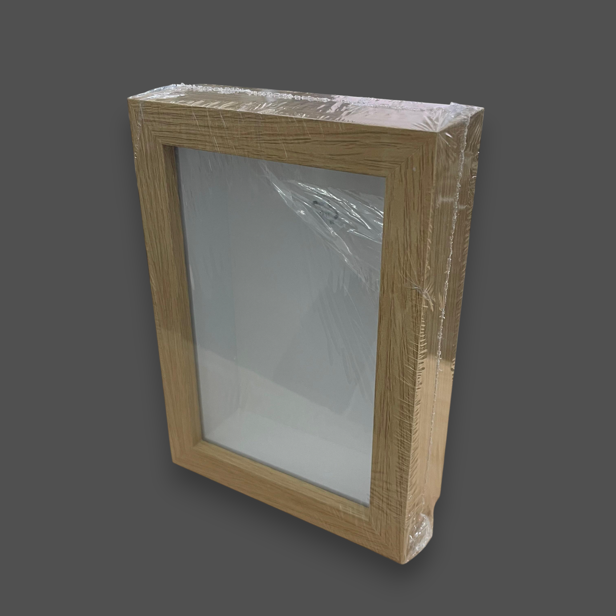 Gambar produk YIXUE Bingkai Foto Ornamen Minimalist Wooden Shadow Box Stand 3D 6 Inch - YE5