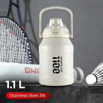 NARMEI Botol Minum Termos Air Panas Dingin Stainless Steel 316 1.1L - DDH316