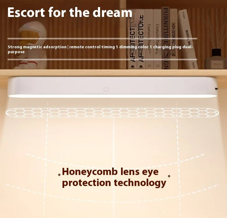 TaffLED Lampu Tempel Magnetic LED 3in1 Color Honeycomb Rechargeable 5W - 1613-28 Gambar produk TaffLED Lampu Tempel Magnetic LED 3in1 Color Honeycomb Rechargeable 5W - 1613-28