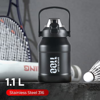NARMEI Botol Minum Termos Air Panas Dingin Stainless Steel 316 1.1L - DDH316
