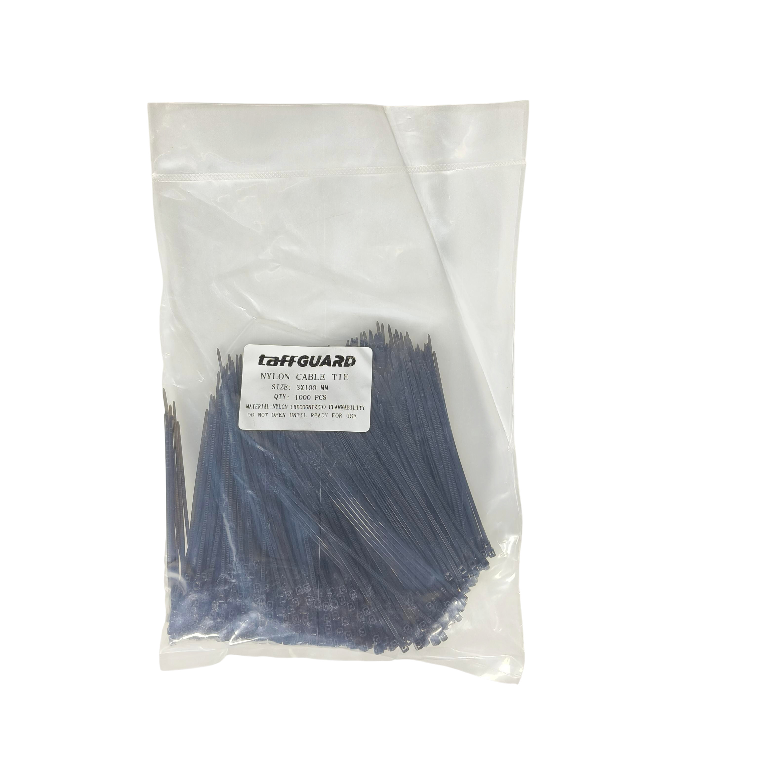 Gambar produk TaffGUARD Kabel Ties Nilon Cable Organizer Heatproof 3x100mm 1000 PCS - LW31