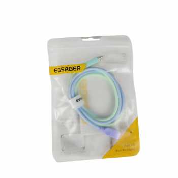 Gambar produk ESSAGER Kabel Data Type C to Type C PD Fast Charging Braided 3A 60W 1M - ES-X73