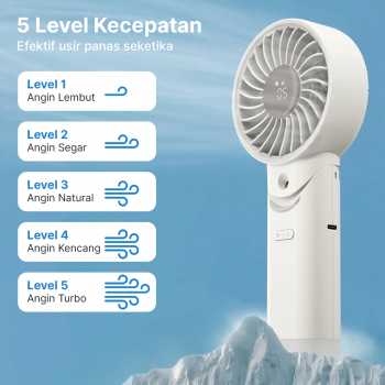 Gambar produk Nitecore Kipas Angin Portable Mini High Speed Mist Cooling 3500 mAh - izzCool 30