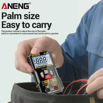 Gambar produk ANENG Digital Multimeter Voltage Tester AC/DC NCV Flash 4000 Counts - M127