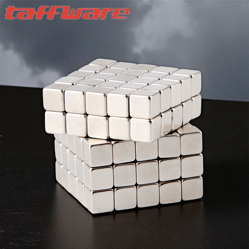 Gambar produk Taffware Strong Neodymium Magnet NdFeB N35 5x5x5mm 20 PCS - F001699