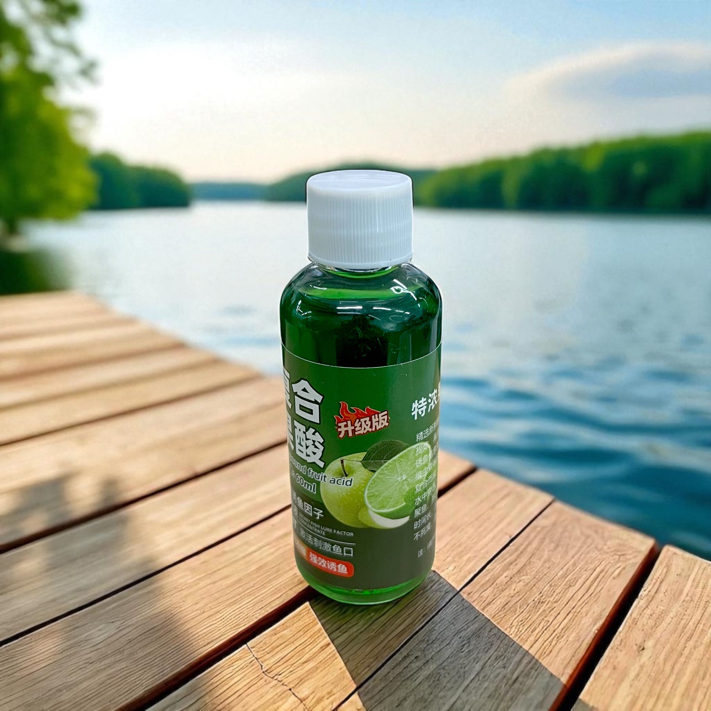 Gambar produk GUOLIANG Essen Ikan Umpan Pancing Strong Fish Attractant 60ml Fruit Acid - GB268
