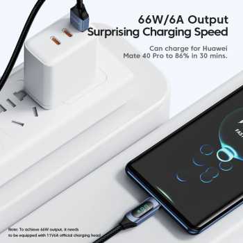 Gambar produk Toocki Kabel Charger Data USB to USB Type-C Fast Charging 66W 6A 1M - TXCT-XY01/XYA01