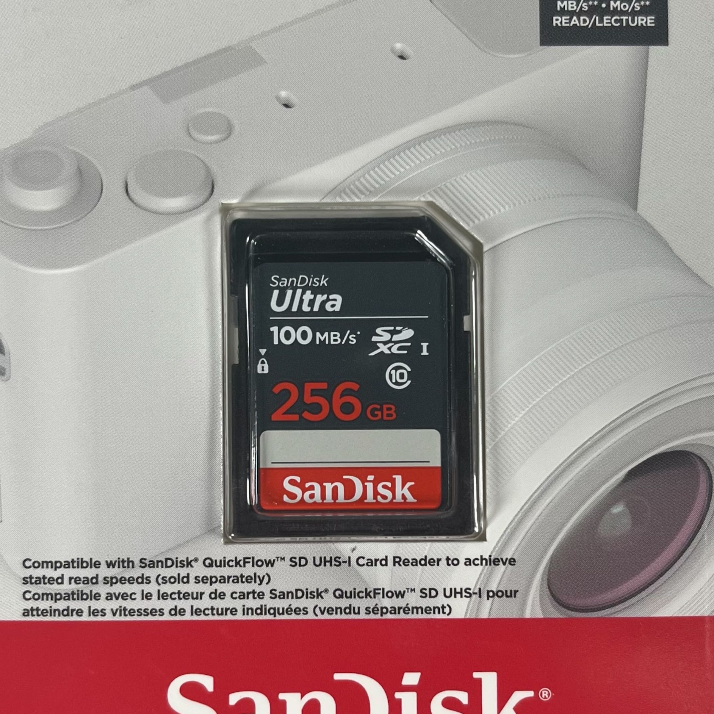 Gambar produk SanDisk Ultra SDHC/XC UHS-I Card Class 10 100MB/s 256GB - SDSDUNR-GN3IN