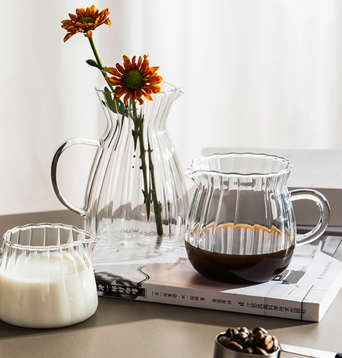 Gambar produk YWDL Teko Teh Pitcher Coffee Milk Jug Borosilicate Glass 500ml - YD2