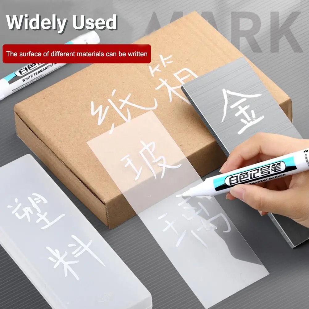 Gambar produk AMAK Spidol Permanen Waterproof Quick Dry Oily Marker 1mm 10 PCS - A-226