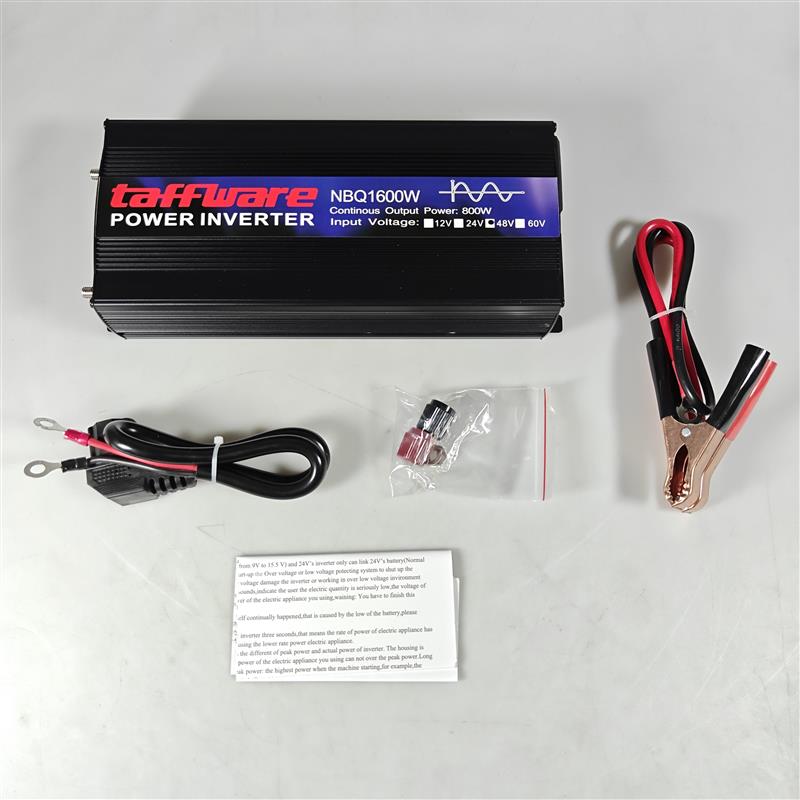 Gambar produk Taffware Power Inverter Mobil Pure Sine Wave AC 220V 1600W DC 48V - NBQ1600W