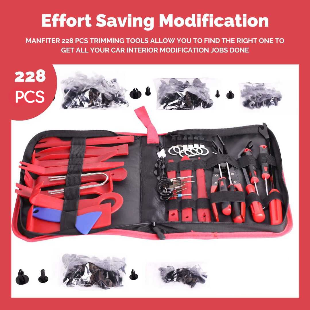 Gambar produk LARATH Set Alat Reparasi Dashboard Mobil Trim Removal Tool 228in1 - LTR28