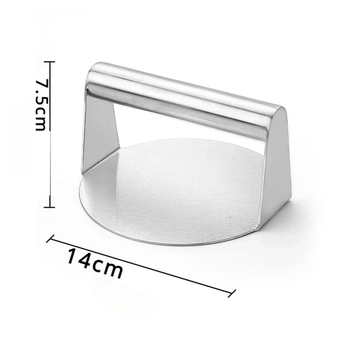 Gambar produk AHOSTO Penekan Daging Hamburger Burger Patty Smasher Meat Press 14cm - AH901