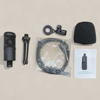 Gambar produk Marsnaska Mikrofon Kondenser USB Condenser Microphone with Stand - BM-65
