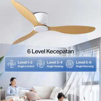 Gambar produk SOVE Kipas Angin Gantung Plafon Ceiling Fan 52 Inch - FS2007