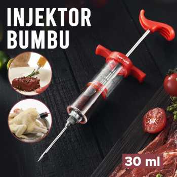 Gambar produk TaffHOME Injektor Bumbu Marinasi Daging BBQ Seasoning Injector - HC117