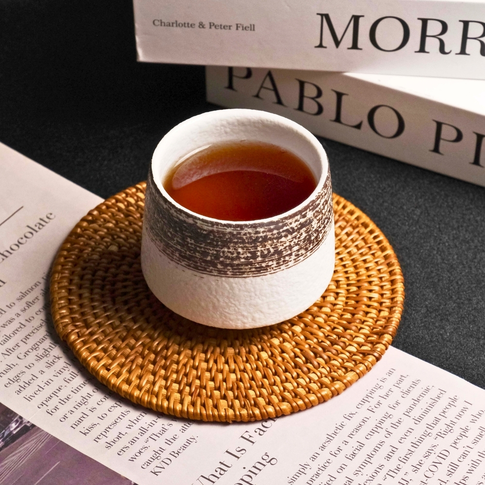 Gambar produk FLAMBE Gelas Keramik Kopi Teh Vintage Japanese Style Ceramic Cup 200ml - FB014