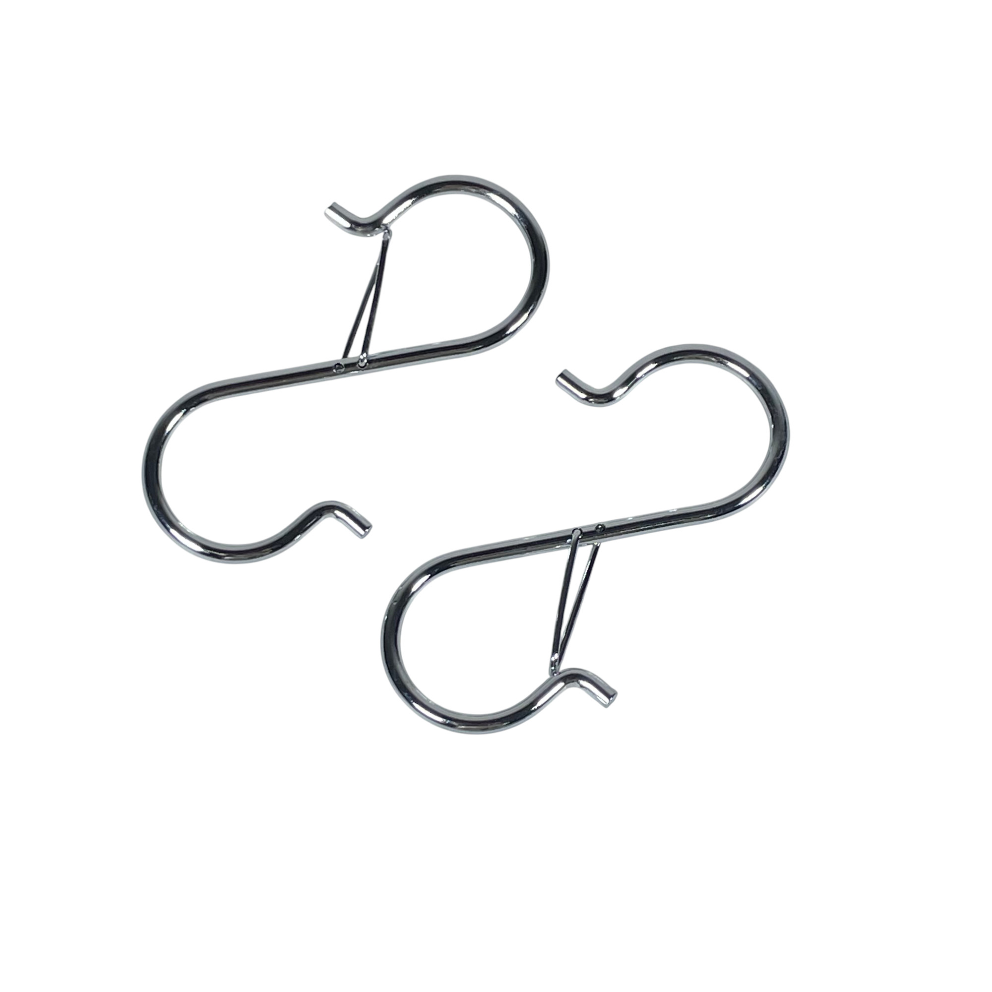 Gambar produk Januel Hanger Gantungan S Stainless Steel Hook With Buckle 10 PCS - Jn18