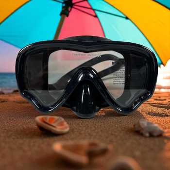 UDO Kacamata Selam Snorkeling Anti-Fog UV Swimming Goggles Wide View - U-165