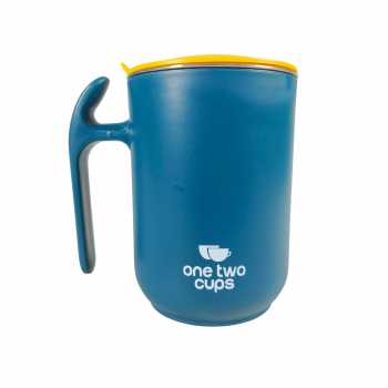 Gambar produk One Two Cups Cangkir Kopi Stainless Steel Double Wall Mug 497ml - FG10