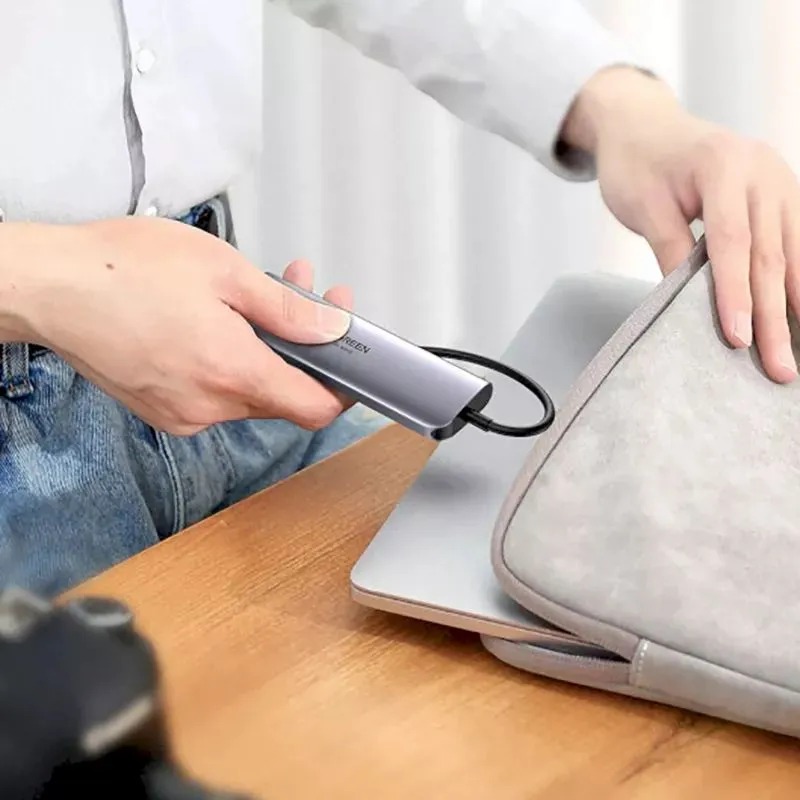Gambar produk UGREEN USB Hub Type C 5in1 USB Type C USB 3.0 4K HDMI PD 100W - CM136