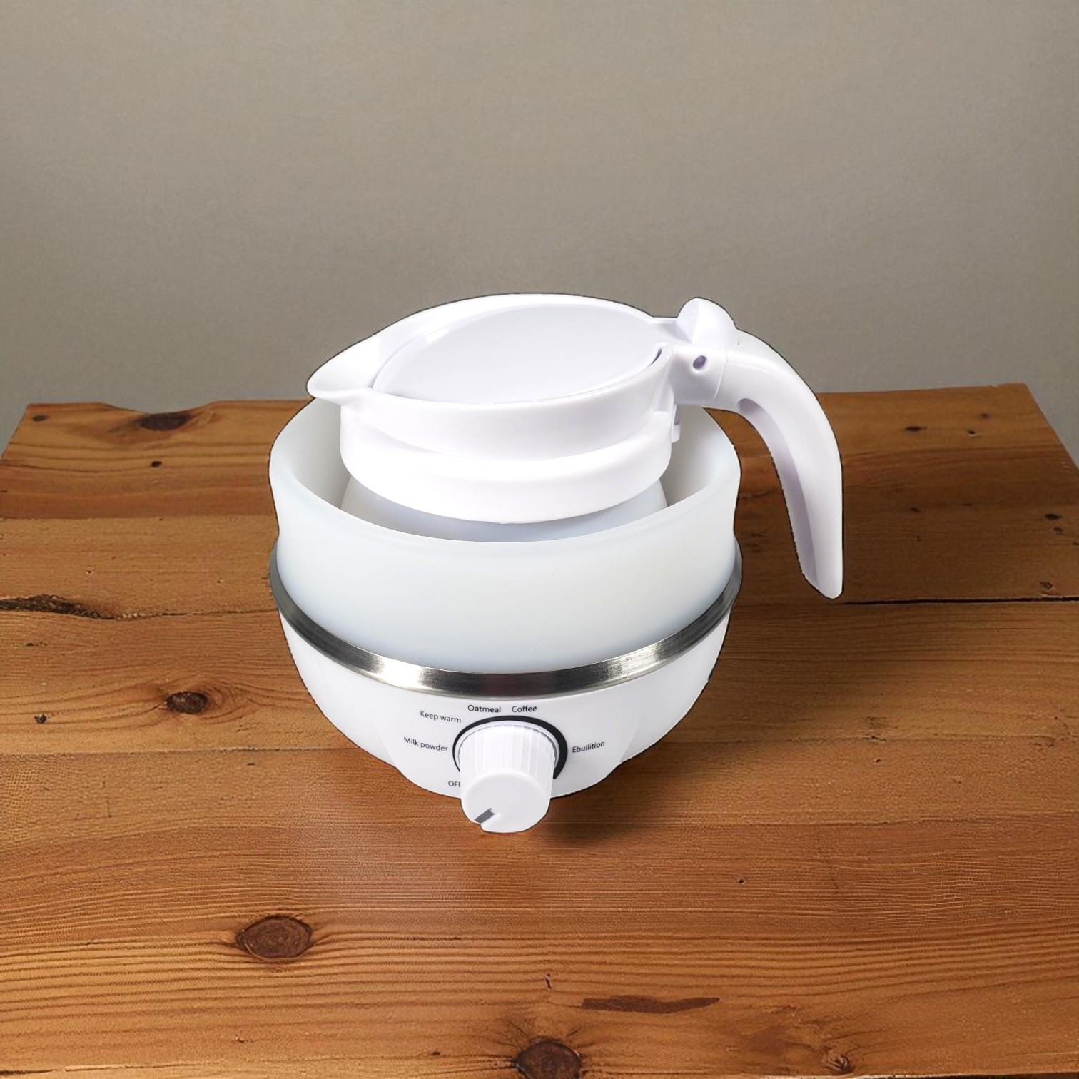 Gambar produk FMA Mini Portable Stainless Steel Folding Travel Kettle 600ml - HY-01