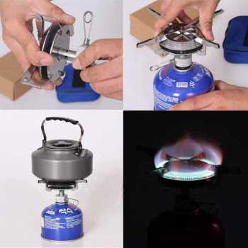Gambar produk JO Kompor Gas Portable Mini Outdoor Ultralight Camping Stove - KL-S2