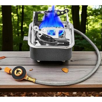 WUKOV Kompor Gas Portable Lipat Outdoor Camping Stove With Pipe - WK01