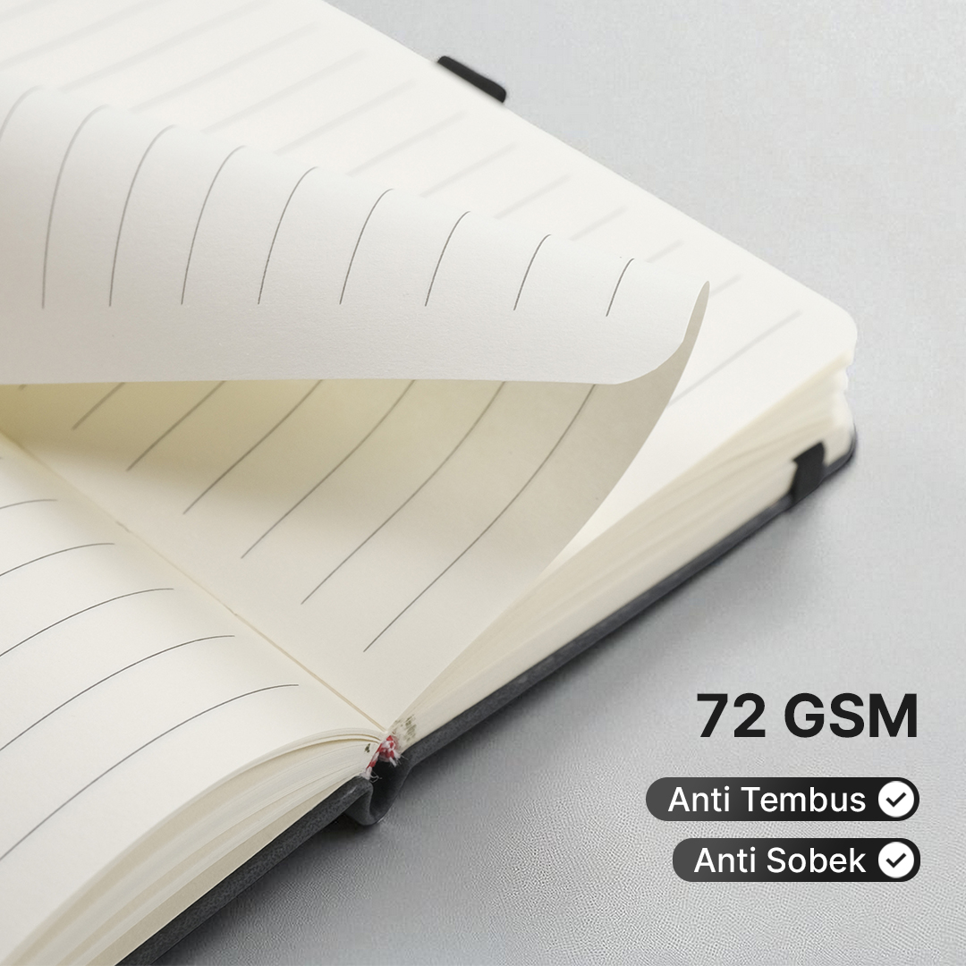 Gambar produk Toddi Buku Jurnal Hardcover Notebook Diary 200 Halaman Grid A6 - LXY0133